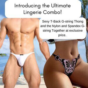 G-String Briefs Bulge Underwear & G String Women Underwear Combo Pack1 ComboPack